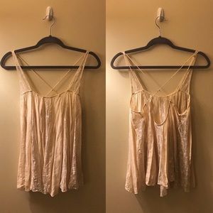 Free People Flowy Lace Top